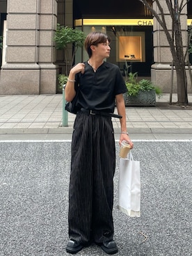 「アイテム（ドレスシューズ）」を使った、yütarouさん（メンズ・168cm）の秋コーディネート