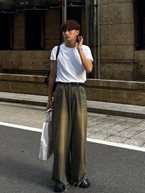 セール】ヴィンテージバイオブリーチデニム（デニムパンツ