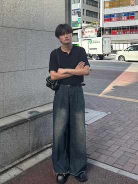 「アイテム（ドレスシューズ）」を使った、yütarouさん（メンズ・168cm）の夏コーディネート