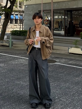 「CORPUS TOKYO（コーパス トーキョー）のアイテム」を使った、yütarouさん（メンズ・168cm）の春コーディネート