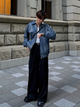 「Regen Glanz（レーゲングランツ）のアイテム」を使った、yütarouさん（メンズ・168cm）の春コーディネート