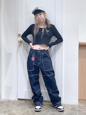 北浦佳那美さん(レディース・157cm)の夏コーディネート