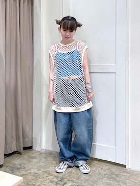 北浦佳那美さん(レディース・157cm)の夏コーディネート