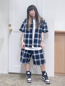 北浦佳那美さん（レディース・157cm）の夏コーディネート