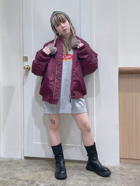 北浦佳那美さん（レディース・157cm）の秋コーディネート