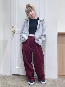 北浦佳那美さん（レディース・157cm）の秋コーディネート