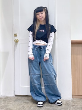 北浦佳那美さん（レディース・157cm）の夏コーディネート