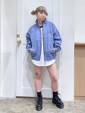 北浦佳那美さん（レディース・157cm）の冬コーディネート