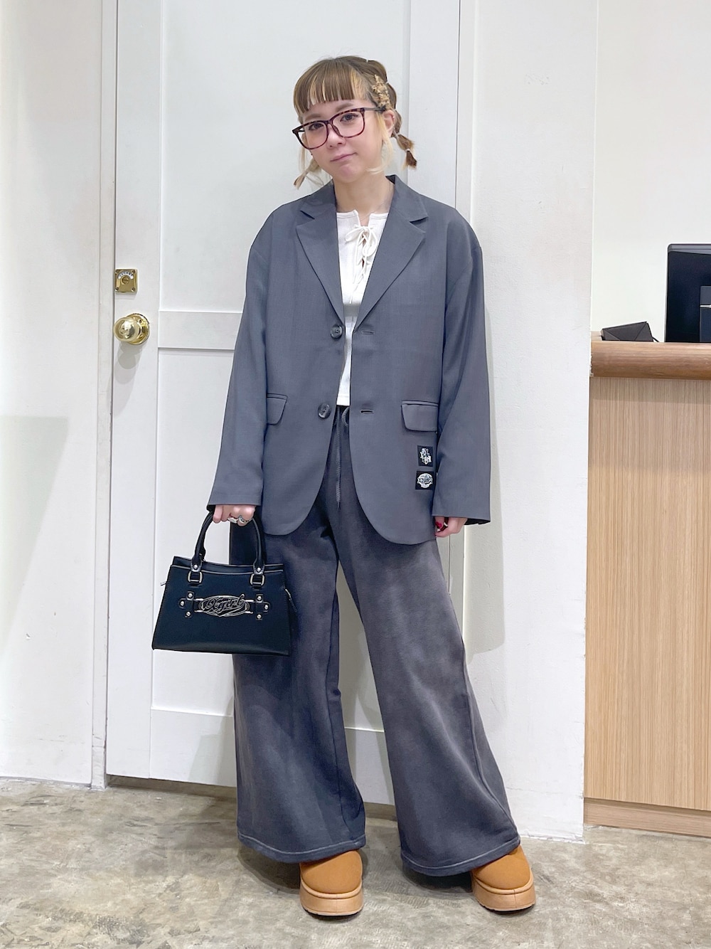 xgirl テーラードジャケット 楽天市場】【SALE／30%OFF】LABEL TAILORED JACKET 【X-girl】 X