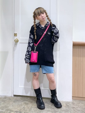 北浦佳那美さん（レディース・157cm）の春コーディネート