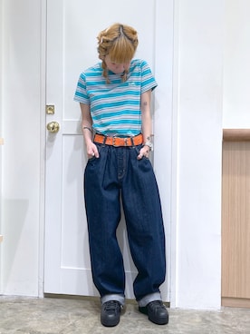 北浦佳那美さん(レディース・157cm)の夏コーディネート