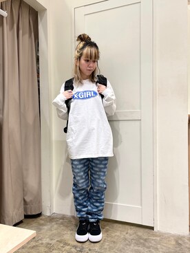 北浦佳那美さん（レディース・157cm）の冬コーディネート