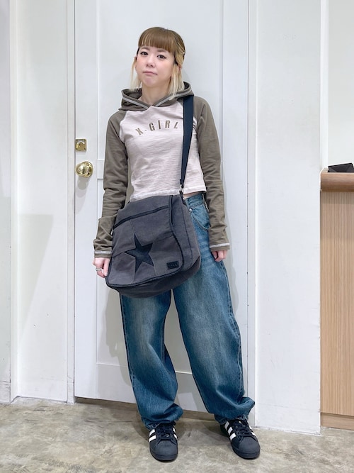 セール】RAGLAN L/S HOODIE（パーカー）｜X-girl（エックス