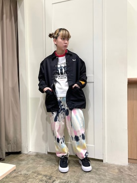 北浦佳那美さん（レディース・157cm）の冬コーディネート