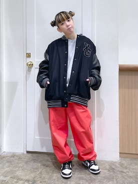 北浦佳那美さん（レディース・157cm）の冬コーディネート