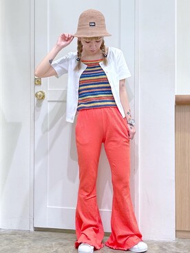 北浦佳那美さん(レディース・157cm)の夏コーディネート