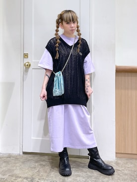 北浦佳那美さん（レディース・157cm）の春コーディネート