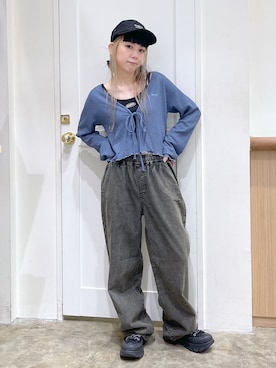 北浦佳那美さん（レディース・157cm）の夏コーディネート