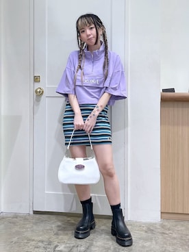 北浦佳那美さん（レディース・157cm）の春コーディネート