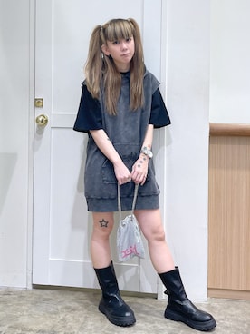 北浦佳那美さん（レディース・157cm）の春コーディネート