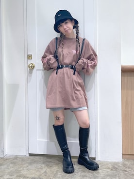 北浦佳那美さん（レディース・157cm）の秋コーディネート