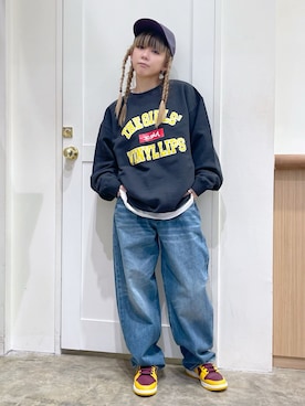 北浦佳那美さん（レディース・157cm）の冬コーディネート