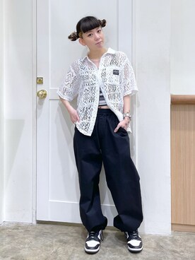 北浦佳那美さん(レディース・157cm)の夏コーディネート