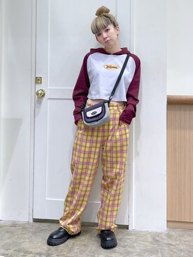 北浦佳那美さん（レディース・157cm）の冬コーディネート