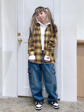 北浦佳那美さん（レディース・157cm）の冬コーディネート