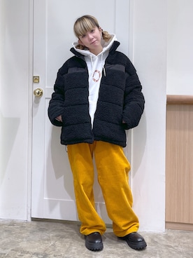 北浦佳那美さん（レディース・157cm）の冬コーディネート