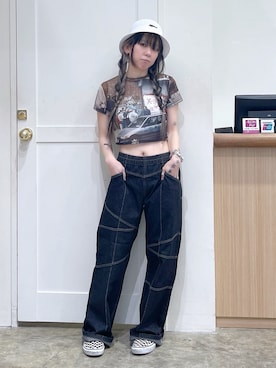 北浦佳那美さんの（X-girl | エックスガール）を使ったコーディネート