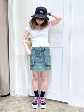 北浦佳那美さん(レディース・157cm)の夏コーディネート