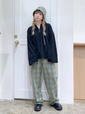 北浦佳那美さん(レディース・157cm)の冬コーディネート