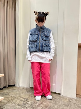 北浦佳那美さん（レディース・157cm）の春コーディネート