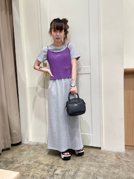 北浦佳那美さん（レディース・157cm）の春コーディネート