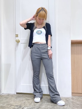 北浦佳那美さん（レディース・157cm）の夏コーディネート