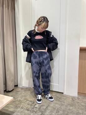 北浦佳那美さん（レディース・157cm）の冬コーディネート