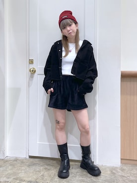 北浦佳那美さん（レディース・157cm）の秋コーディネート