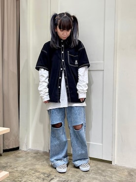 北浦佳那美さん（レディース・157cm）の春コーディネート