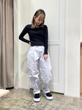 北浦佳那美さん（レディース・157cm）の冬コーディネート