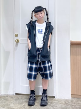 北浦佳那美さん(レディース・157cm)の夏コーディネート