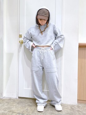 北浦佳那美さん（レディース・157cm）の冬コーディネート