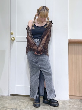 北浦佳那美さん（レディース・157cm）の夏コーディネート