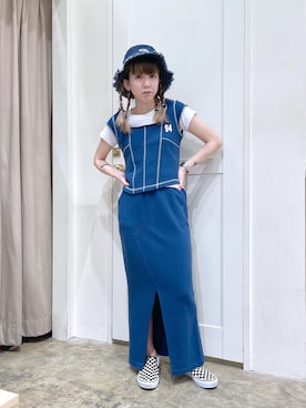 北浦佳那美さん(レディース・157cm)の夏コーディネート