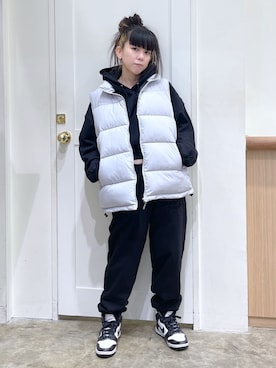 SCAPA ダウンベスト ダウンセット グレー SCAPA ダウンベスト ダウンセット グレー