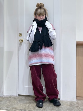 北浦佳那美さん（レディース・157cm）の秋コーディネート