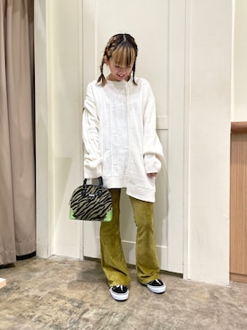 北浦佳那美さん（レディース・157cm）の冬コーディネート