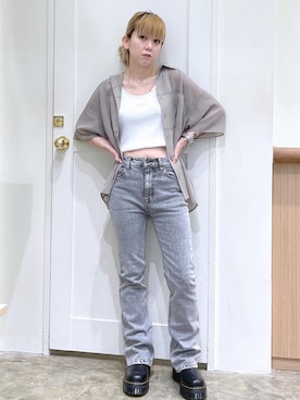 北浦佳那美さん（レディース・157cm）の夏コーディネート