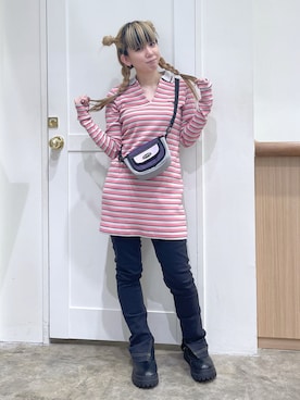 北浦佳那美さん（レディース・157cm）の春コーディネート