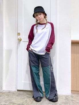 北浦佳那美さん（レディース・157cm）の冬コーディネート